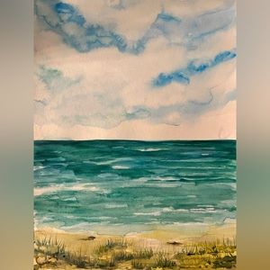 St. Pete beach Florida original watercolor painting